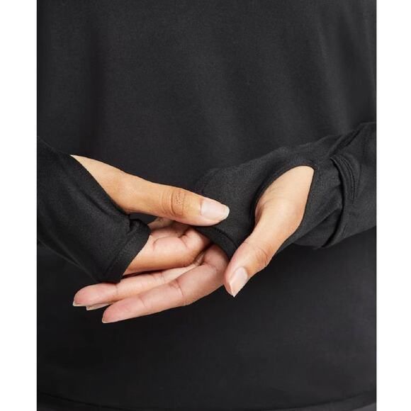 UV Running Top Women's Large Black Crew-Neck - Picture 4 of 5